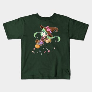 Kawaii Candy Witch Kids T-Shirt